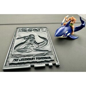 Yu-Gi-Oh! Series 10 Mini‎ 2" Figure - 2003 Used Legendary Fisherman w/Plate READ